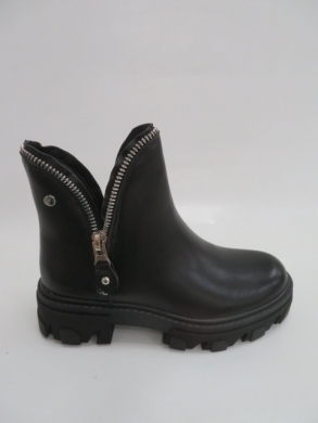 Botki damskie jesienne na płaskim (36-41) 8399 BLACK