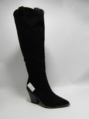 Kozaki damskie na obcasie (36-41) 5791-1 BLACK