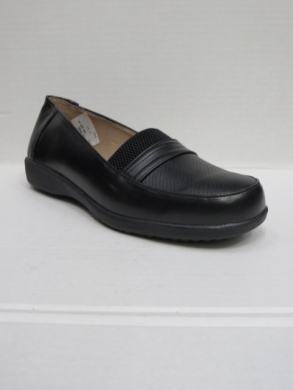 Mokasyny damskie na płaskim (37-42) D65-8 BLACK