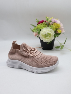Buty sportowe damskie na płaskim (36-41) 80290 PINK