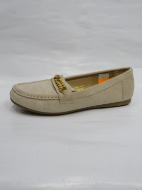 Mokasyny damskie na płaskim (36-41) LE-549 BEIGE