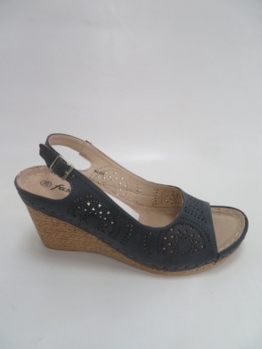 Sandały damskie na koturnie (36-41) 7AA228 NAVY