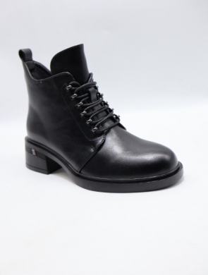 Botki damskie ocieplane na obcasie (36-41) YCC-152 BLACK