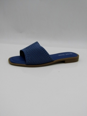 Klapki damskie na płaskim (36-41) N24-027 BLUE