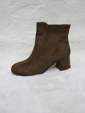 Botki damskie ocieplane na obcasie (36-41) A45 KHAKI