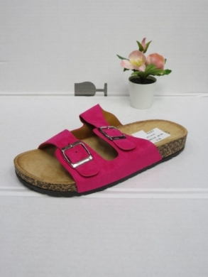 Klapki damskie na płaskim (36-41) W-87 FUCHSIA