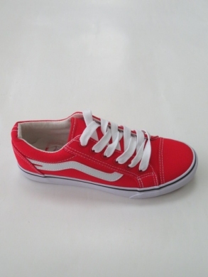 Tenisówki damskie na płaskim (36-41) 2C-6 RED