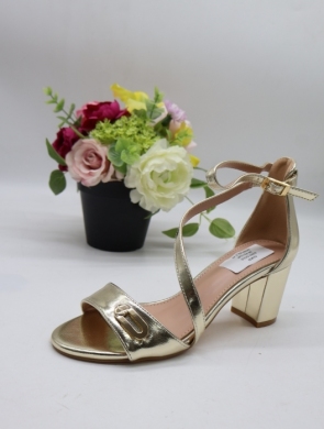 Sandały damskie na obcasie (36-41) 6280 GOLD