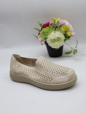 Półbuty damskie na płaskim (39-43) DJF-707 BEIGE