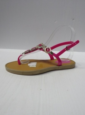 Sandały damskie na płaskim (36-41) B-55F FUXIA