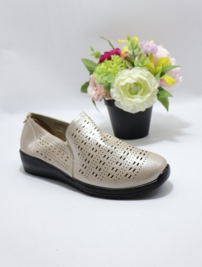 Półbuty damskie na płaskim (39-43) DT2-6 BEIGE