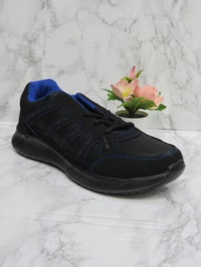 Buty sportowe damskie na płaskim (37-42) F066 BLACK/BLUE