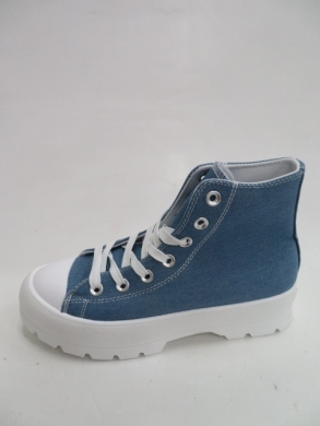 Trampki damskie na koturnie (36-41) 2175 BLUE