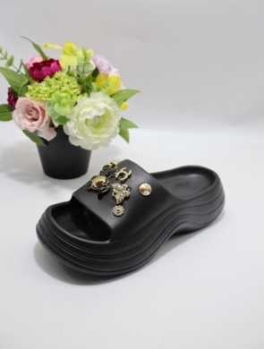 Klapki damskie na koturnie (36-41) POH-4 BLACK