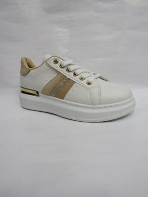 Buty sportowe damskie na płaskim (36-41) R131 BEIGE