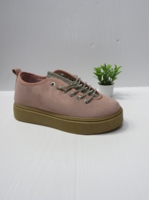 Buty sportowe damskie na płaskim (36-41) BL375 PINK