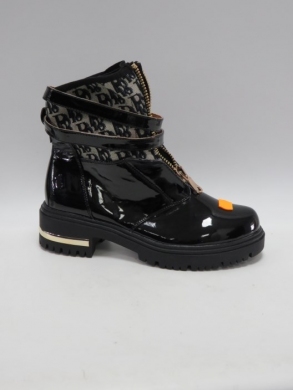 Botki damskie na płaskim (36-41) A7801E BLACK
