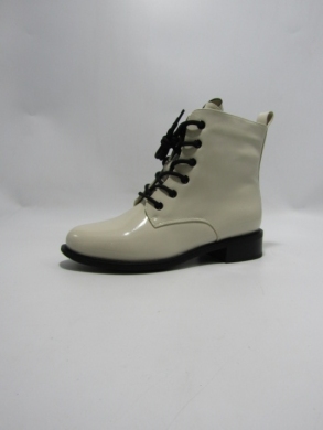 Botki damskie ocieplane na płaskim (36-41) SA3151-21 BEIGE
