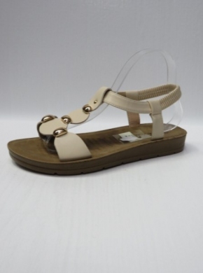 Sandały damskie na płaskim (36-41) Z21 BEIGE