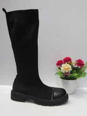 Kozaki damskie na płaskim (36-41) RXJ-192 BLACK
