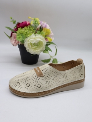 Półbuty damskie na płaskim (36-42) 6773 BEIGE