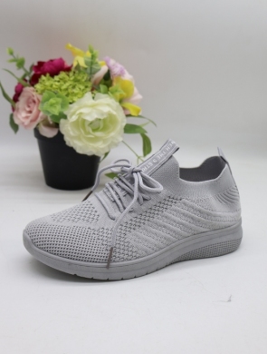 Buty sportowe damskie na płaskim (36-41) BK25 GREY