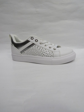 Buty sportowe damskie na płaskim (36-41) R188 SILVER