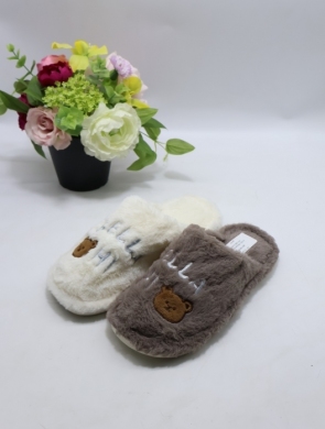 Kapcie damskie ocieplane (36-41) B23-5 MIX