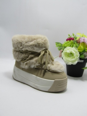 Śniegowce damskie (36-41) 8939 KHAKI