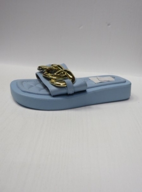 Klapki damskie na płaskim (36-41) 8919 BLUE