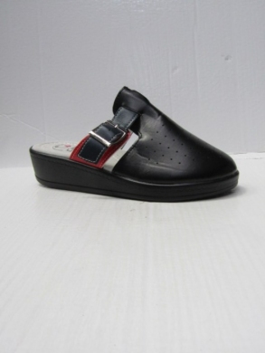 Klapki damskie na płaskim (37-42) B12-1 BLACK