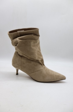 Botki damskie na szpilce (36-41) Z618 KHAKI