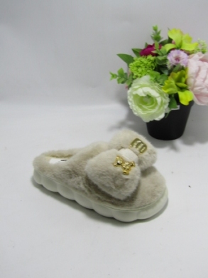 Kapcie damskie ocieplane (36-41) MM957 KHAKI