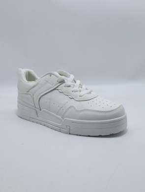 Buty sportowe damskie na płaskim (36-41) 36711-8 WHITE