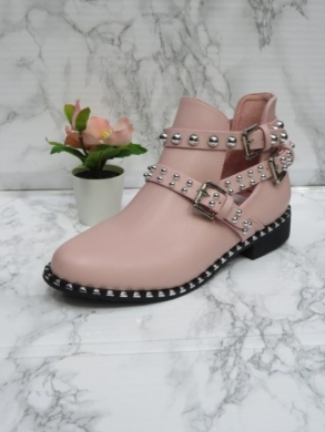 Botki damskie na płaskim (36-41) 6078 PINK