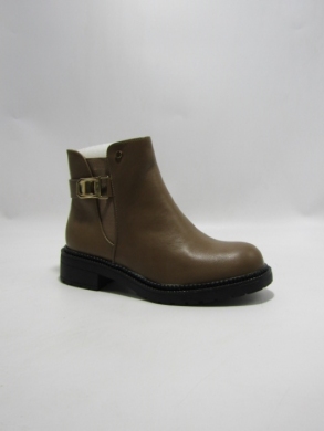 Botki damskie na płaskim (36-41) D7-9 KHAKI