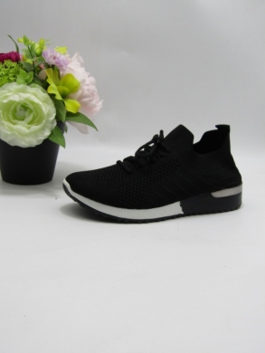 Buty sportowe damskie na płaskim (36-41)  BB176 BLACK
