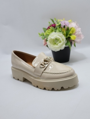 Mokasyny damskie na płaskim (36-41) YDF-32 BEIGE