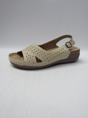 Sandały damskie na koturnie (36-41) 6753-5 BEIGE