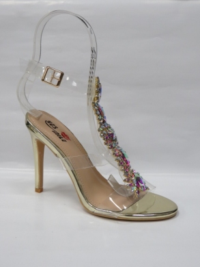 Sandały damskie na szpilce (36-41) 76951 GOLD