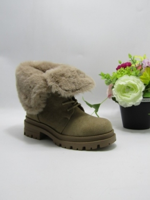 Trapery damskie ocieplane (36-41) 1628 KHAKI