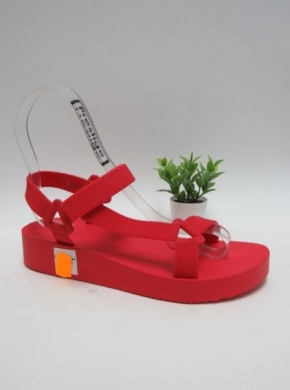 Sandały damskie na koturnie (36-41) HM511 RED