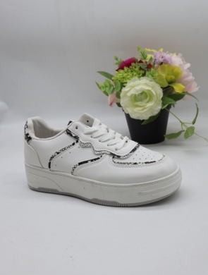 Buty sportowe damskie na płaskim (36-41) 28521 WH/GREY