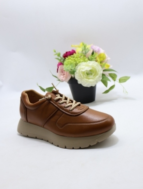 Buty sportowe damskie na płaskim (36-41) YCC-156 CAMEL