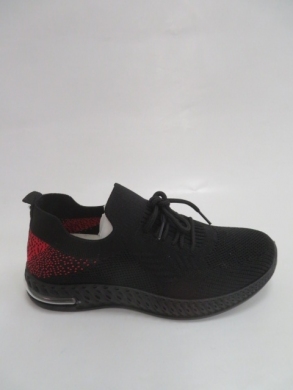 Buty sportowe damskie na płaskim (37-42) N1519 BLACK
