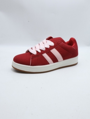Buty sportowe damskie na płaskim (36-41) 24037 RED