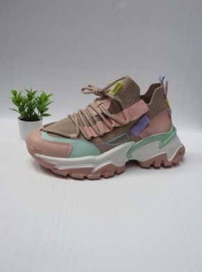Buty sportowe damskie na płaskim (36-41) BL322 PINK