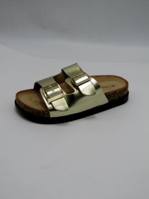 Klapki damskie na płaskim (36-41) SM312 GOLD