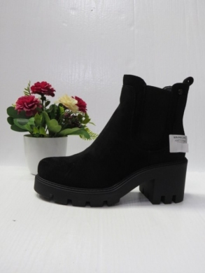 Botki damskie ocieplane na obcasie (36-41) AM5713 BLACK
