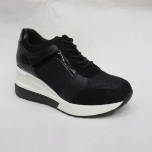 Buty sportowe damskie na koturnie (36-41) 8507-SP BLACK